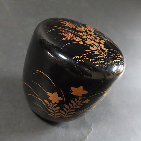和歌山県のお客様より茶道具買取で漆芸作品の棗を買取ました